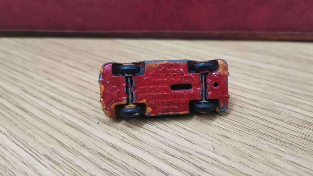 Vintage Schuco Piccolo 715 VW Karmann Ghia - Orange - Made in Western Germany