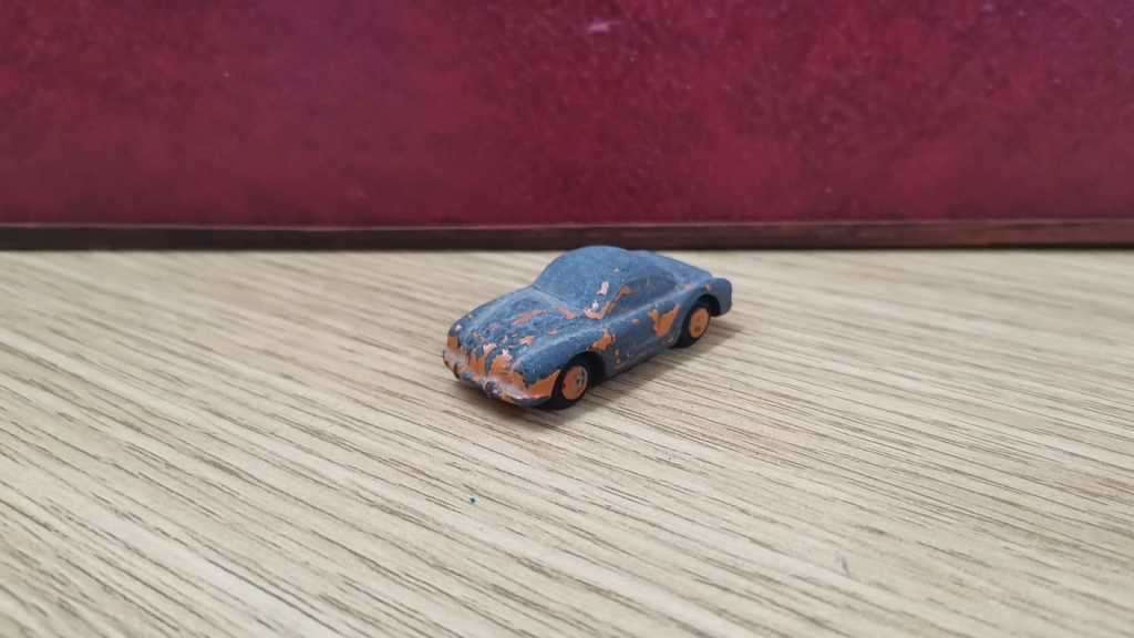 Vintage Schuco Piccolo 715 VW Karmann Ghia - Orange - Made in Western Germany