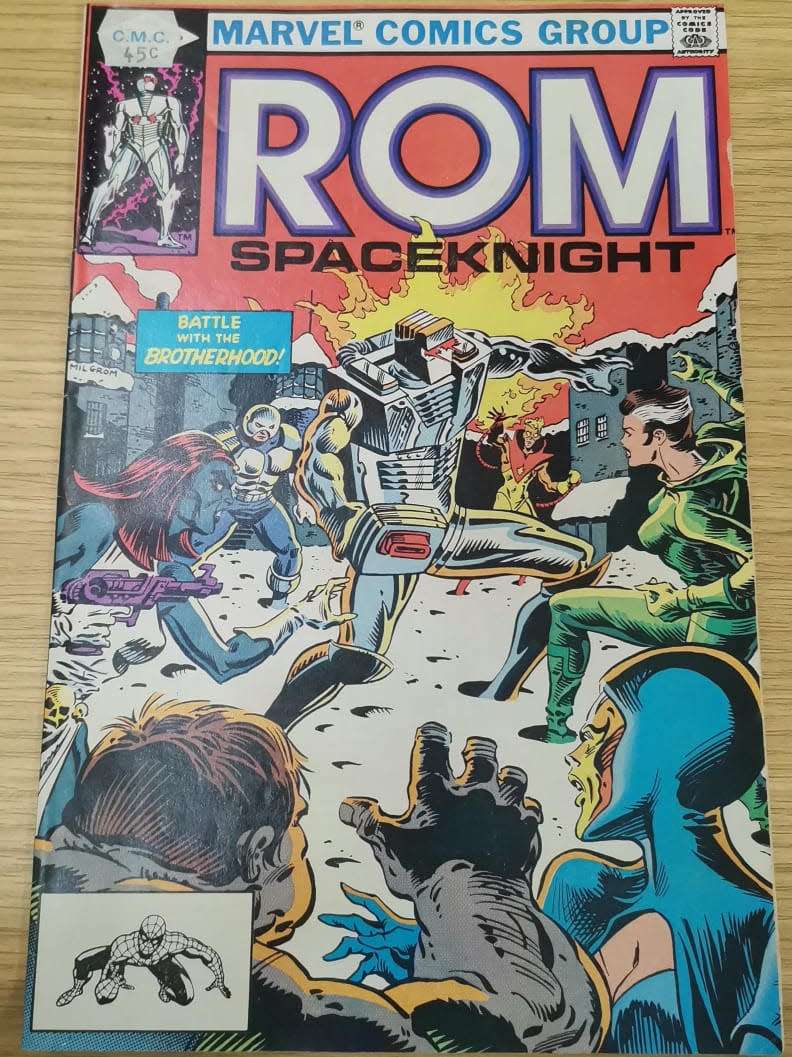 1982 Marvel : ROM Spaceknight 'battle with the brotherhood' #31 (direct edition)