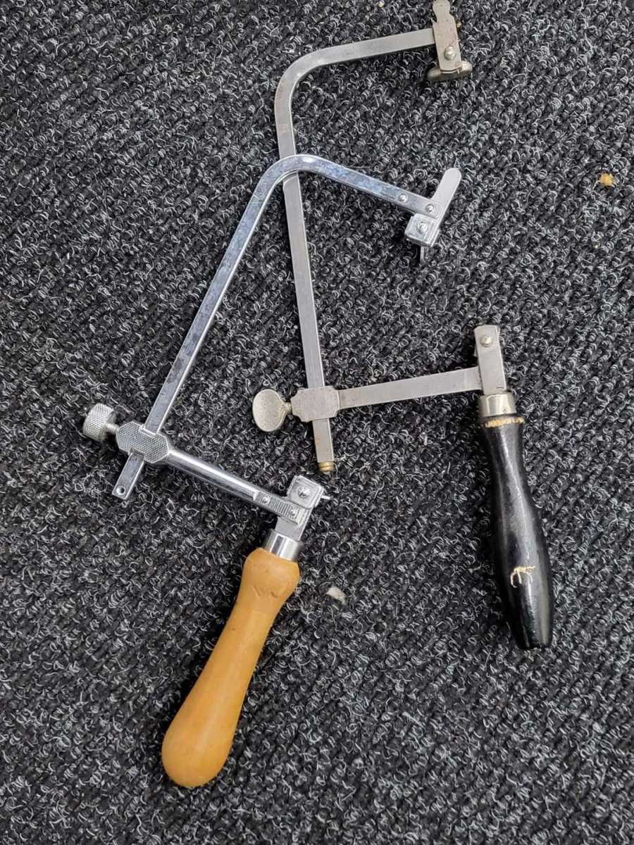 Pair of Adjustable Jewelers Saw Frame-Used