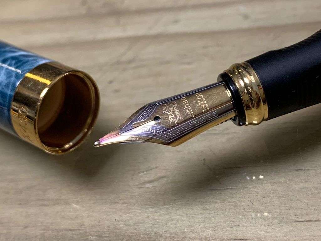 *R1 Auction* HAYMAN Jinhao X450 18ct Gold-plate fountain pen