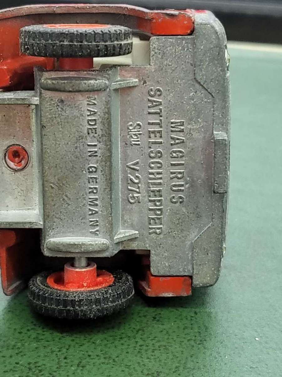 *R1 Auction* 1967 Magirus Tieflader Sattelschepper V275 truck, Germany - 60/1 Ratio