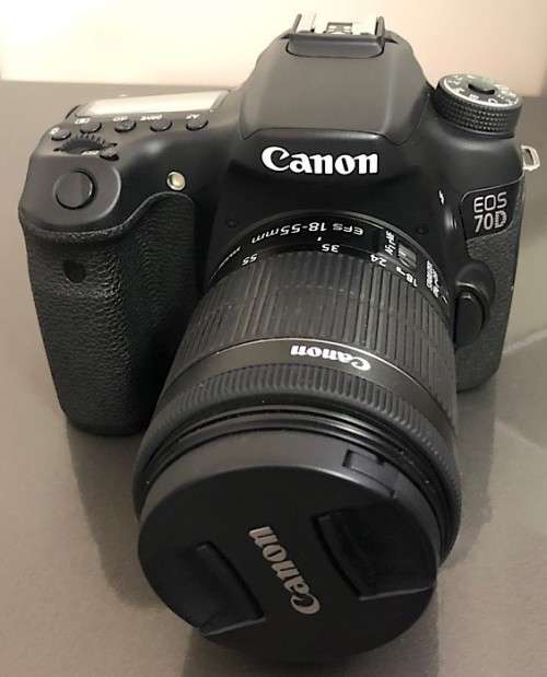 Canon EOS 70D with 18-55mm STM and 55-250mm Lens