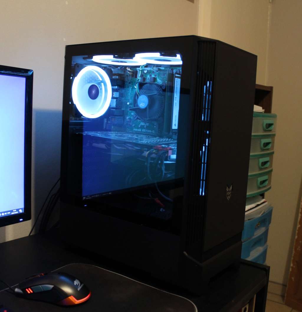 Epic Gaming PC (Intel Core i5 7400, 16GB DDR4, 512 SSD, 2TB HDD, Nvidia GTX 1070 Ti 8GB) For Sale