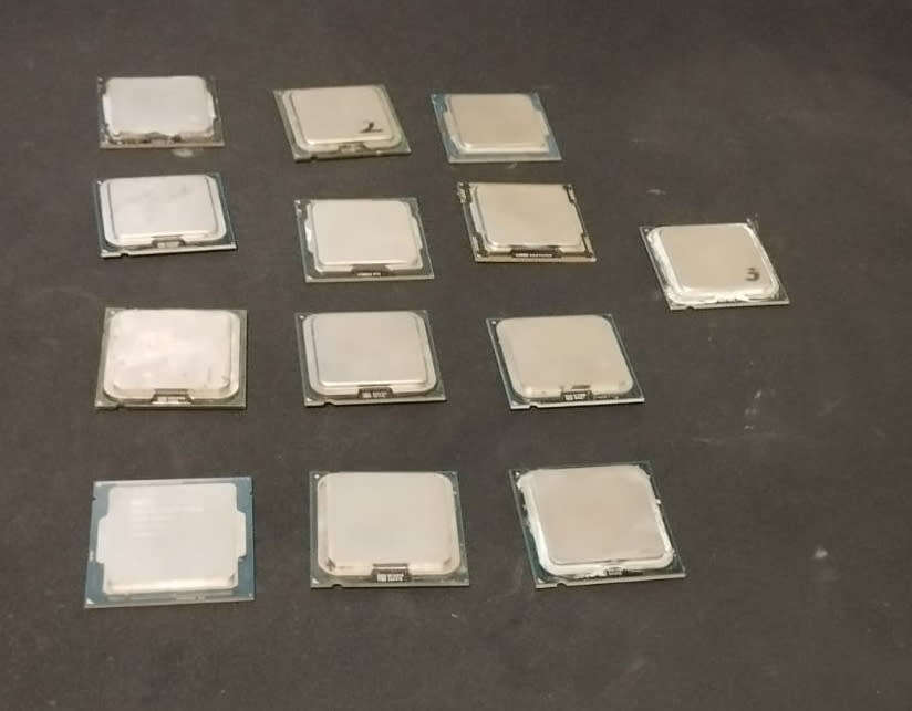 Intel CPUs (Untested And Possibly Faulty)