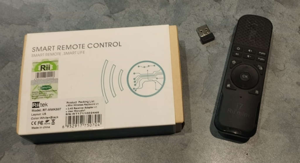 Rii i7 2.4G Wireless Air Mouse Remote Control For PC