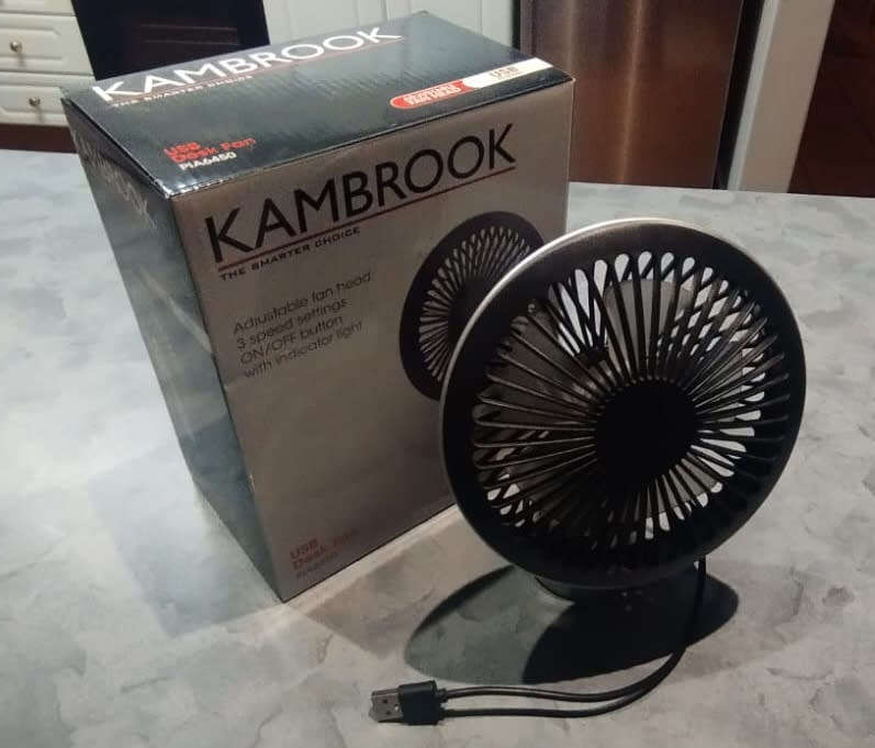 Kambrook Tabletop USB Powered Small Fan