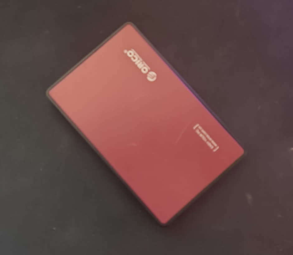 External Toshiba 2.5` (300GB) HDD + Orico Enclosure For Sale