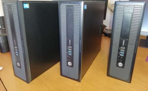 COMPLETE DESKTOP PC (HP EliteDesk 800 G1-Intel Core i5 vPro 4th GEN) + 17" MONITOR +MOUSE/KEYBOARD