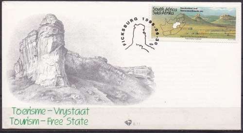 RSA 1995 Tourism Free State FDC 6.17. LOOK SCAN