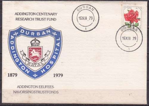 RSA 1979 Addington research fund centenary cover. LOOK SCAN