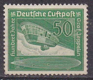 Germany 1938 von Zeplin 50pf air ship gondola. MM