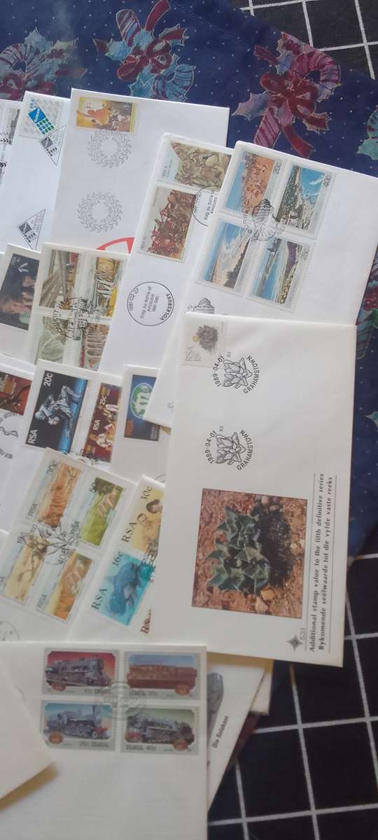 RSA bulklot of various FDC from various years @ R1 per cover.