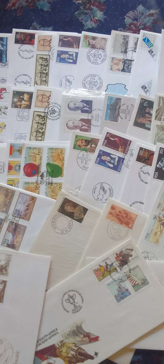 RSA bulklot of various FDC from various years @ R1 per cover.