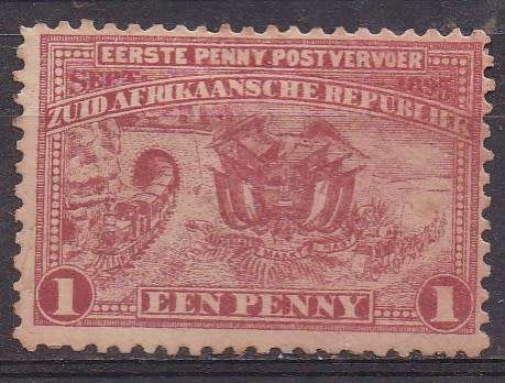 Transvaal 1895 introduction of the penny post MM