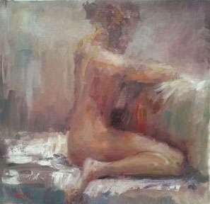 nude(oil on canvas )