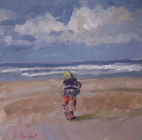 strolling on beach (eric eatwell)
