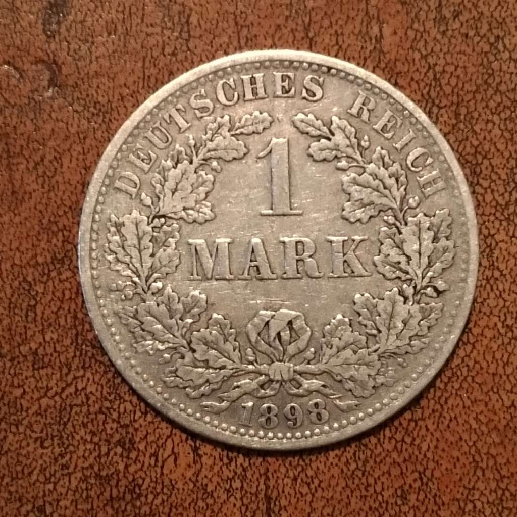 Germany: 1898 1 Mark  Silver