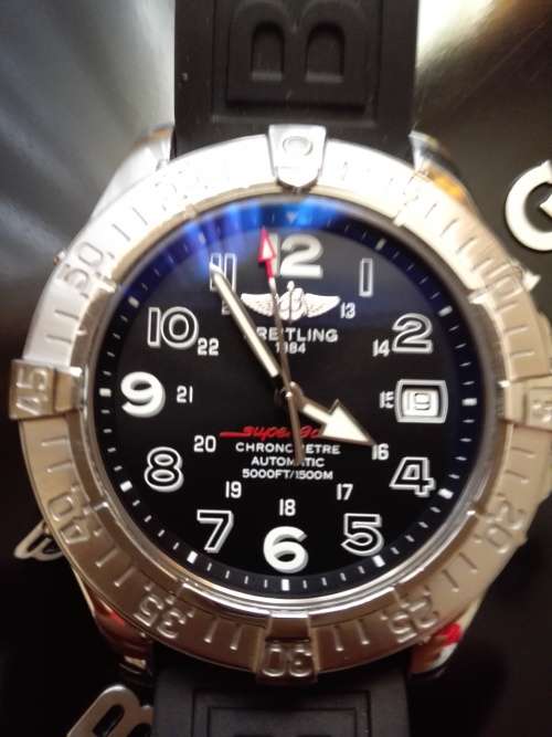 **ORIGINAL** Breitling SuperOcean **AUTOMATIC** Pristine Condition**Tripled boxed with all Paperwork