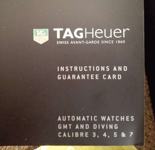 Original TAG Heuer AquaRacer 500m Calibre 5 Automatic - Pristine condition - with box and paperwork