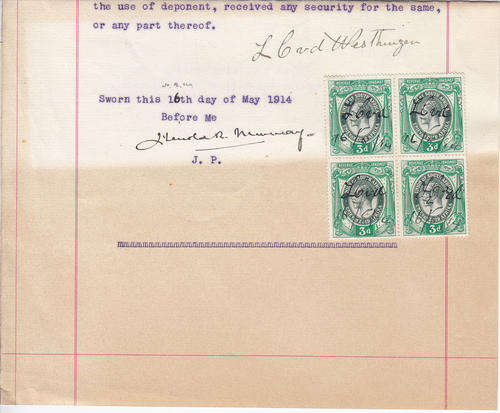 3d UNION REVENUES ON DOCUMENT