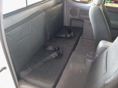 Club Cab Rear Seats- Black Imitation Leather