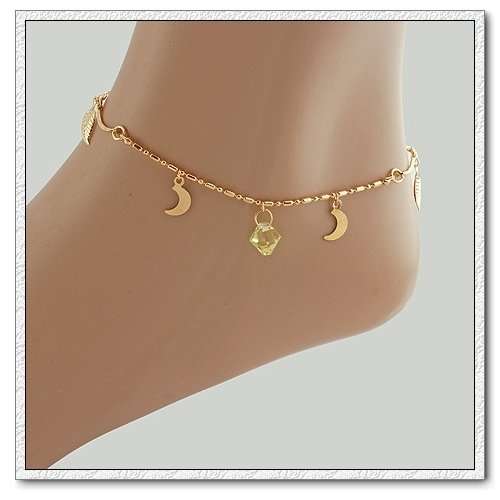 Copper Crystal Anklet GP - In Stock