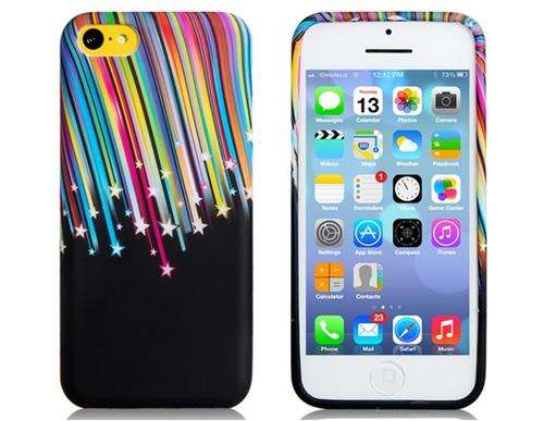 Star Print Plastic Case for iPhone 5C
