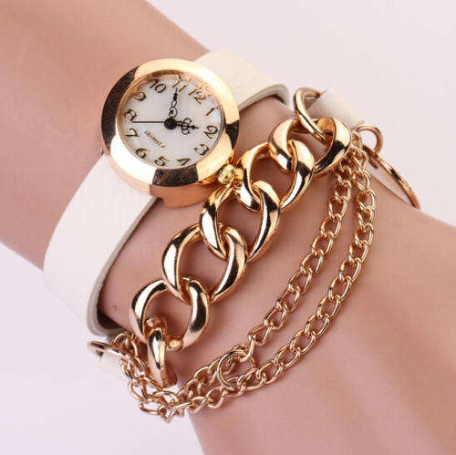 Ladies Vintage Leather Strap Watches