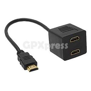 HDMI Male To 2x HDMI Female Splitter Adapter Cable