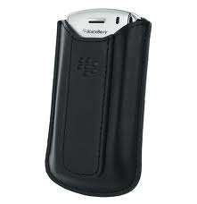 Leather Pouch Pocket for Blackberry Pearl 8100 ~ 8120 ~ 8130
