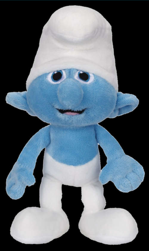Clumsy Smurf Plush Doll  (+/- 22cm tall)