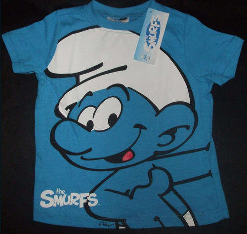 The Smurfs - Blue Smurf Boys T-Shirt (2-3 Years)