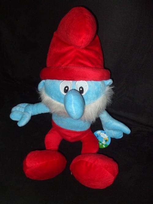 Papa Smurf Plush Doll  (+/- 43cm tall)