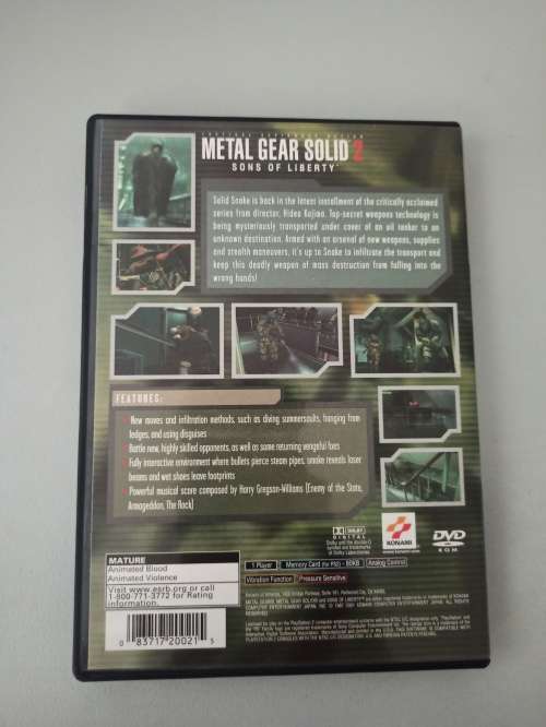 Metal Gear Solid 2 - Sons of Liberty (PS2)(NSTC-U)