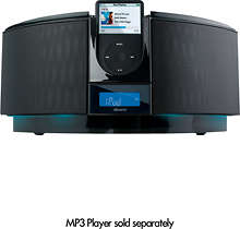 Memorex 2.1 Channel Docking Station Home Speaker System for iPodÃÂÃÂ® w/CD, MI1111-BLK.