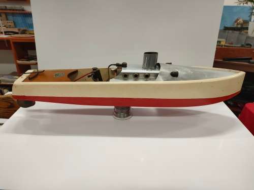 Vintage Steam Powered Speedboat by Bowman Models