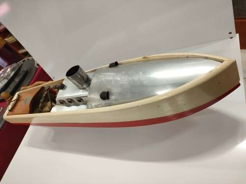 Vintage Steam Powered Speedboat by Bowman Models