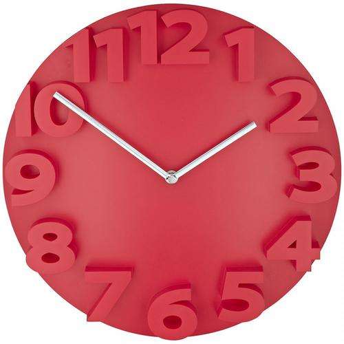 Stunning 3D Wall Clock - Available in Red, White & Orange