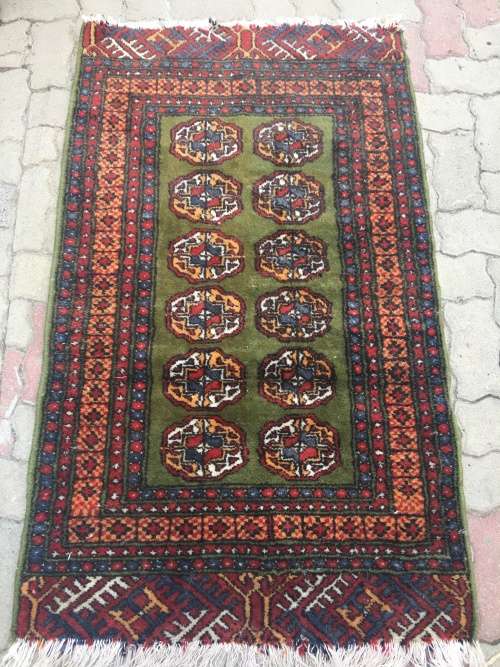 VINTAGE BOHARA PERSIAN CARPET