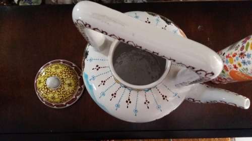 Stunning Large Vintage Oriental Tea Pot signed