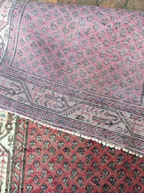 GORGEOUS GENUINE WOOL HAND KNOTTED BOTEH MIR HAMADAN PERSIAN RUNNER 3120 X 1050mm