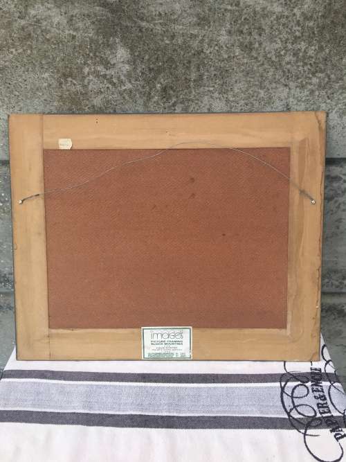 WOW !!! A GORGEOUS FRAMED WATERCOLOR LANDSCAPE BY Paul Marx