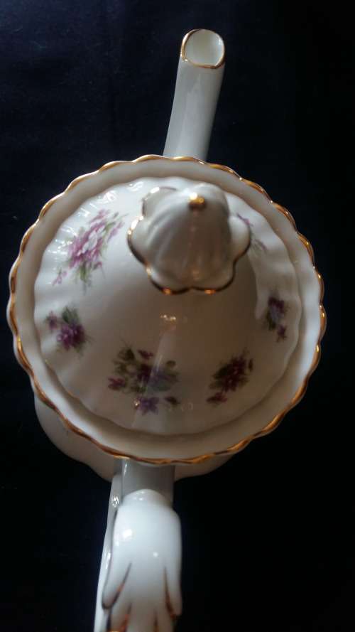 Royal Albert c 1960s rare "Sweet Violets" Coffee Pot, 23cm high