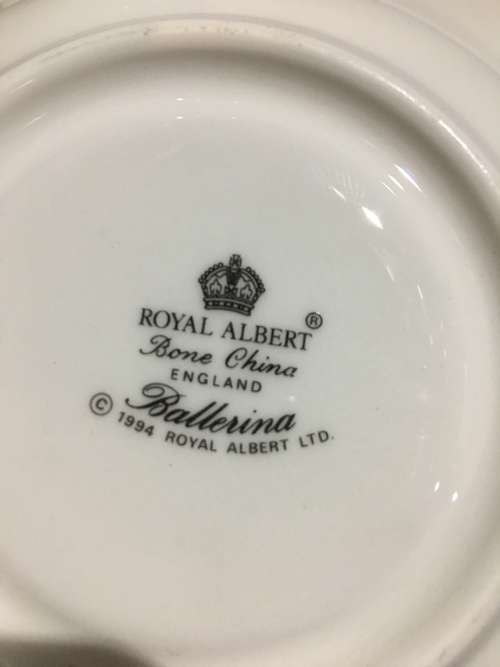 Royal Albert Bone China "Ballerina" trio in pristine condition , never used 1994 TRIO