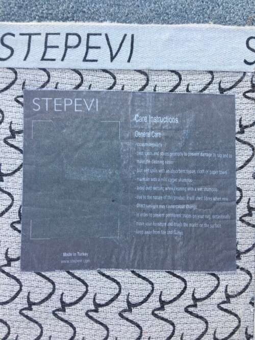 GORGEOUS STEPEVI  LUXURY PLUSH THICK PILE DESIGNER CARPET        RUNNER #2  3600 X 1200 mm