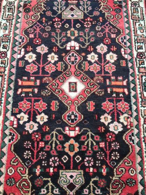 GORGEOUS GENUINE ANTIQUE WOOL HAND KNOTTED TRIBAL HAMADAN PERSIAN CARPET  1600 X 1035mm