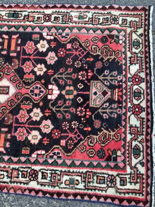 GORGEOUS GENUINE ANTIQUE WOOL HAND KNOTTED TRIBAL HAMADAN PERSIAN CARPET  1600 X 1035mm