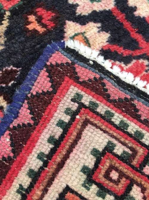 GORGEOUS GENUINE ANTIQUE WOOL HAND KNOTTED TRIBAL HAMADAN PERSIAN CARPET  1600 X 1035mm