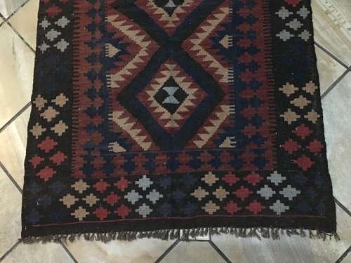 GORGEOUS PERSIAN SHIRAZ KELIM CARPET 1740 X 1040mm